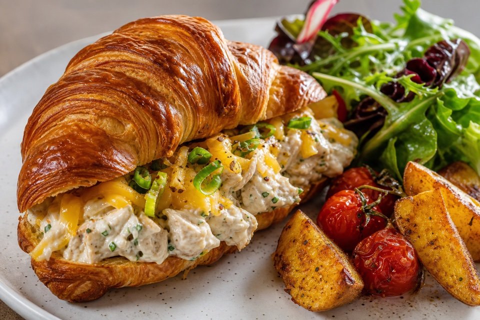 Croissant stuffed with Chicken