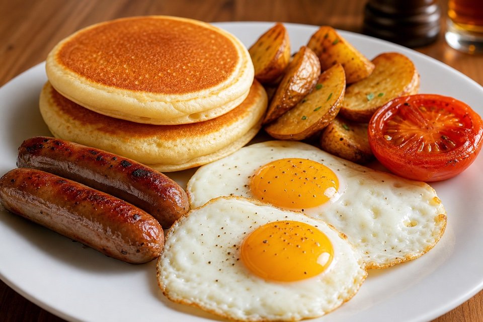 Meghan's Pancake & Sausage delight