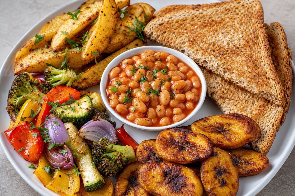 Vegetarian Breakfast Combo