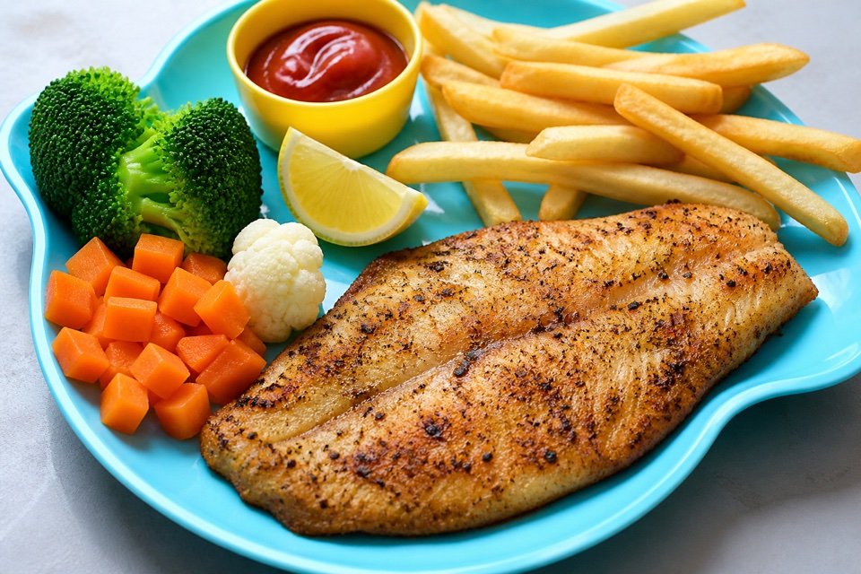 Kidz Pan Fried Tilapia