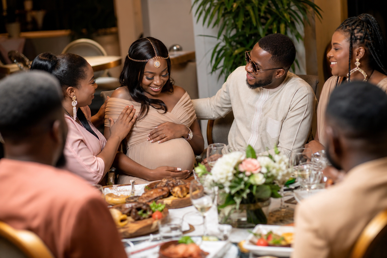 Baby shower celebration